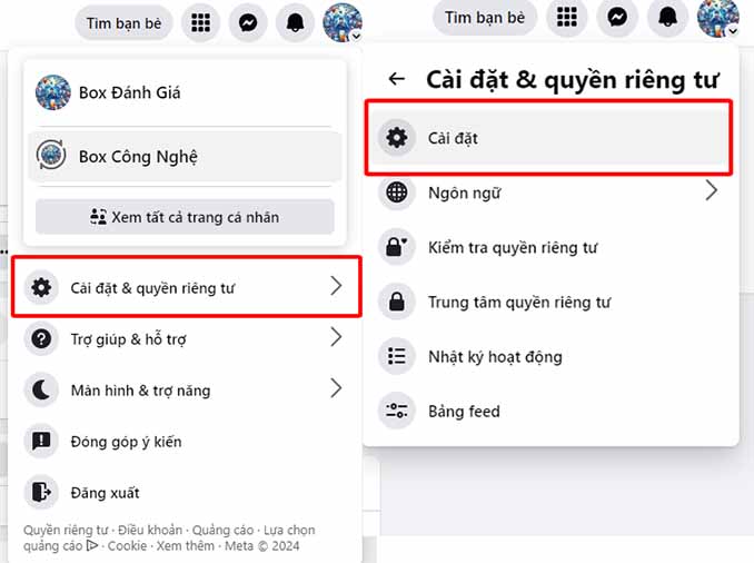 Cách xoá Tài Khoản Facebook