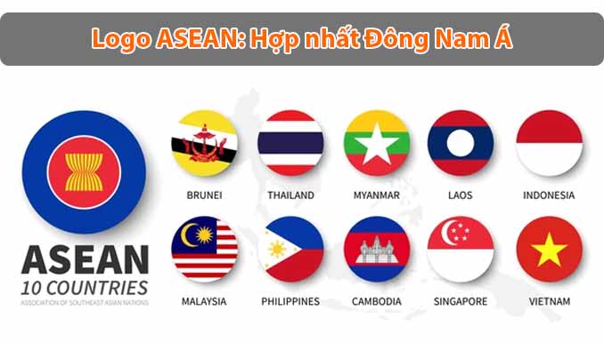 Ý nghĩa của logo ASEAN: 10 nhánh lúa, một tầm nhìn ASEAN