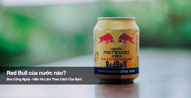 Red Bull của nước nào? Tìm hiểu nguồn gốc của dòng nước tăng lực 