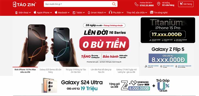 Táo Zin có uy tín không? Review chất lượng máy và chính sách bảo hành