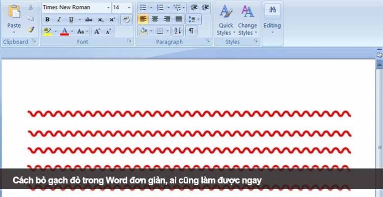 Cách bỏ gạch đỏ trong Word đơn giản, ai cũng làm được ngay