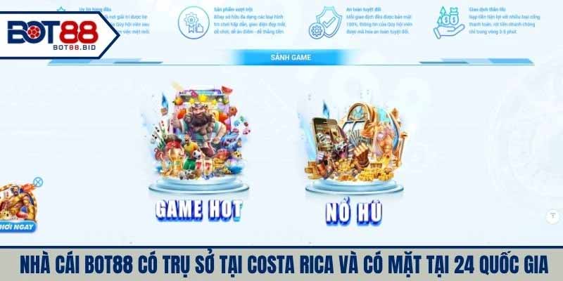 Trải nghiệm BOT88: Kho game đa dạng, trả thưởng nhanh và minh bạch
