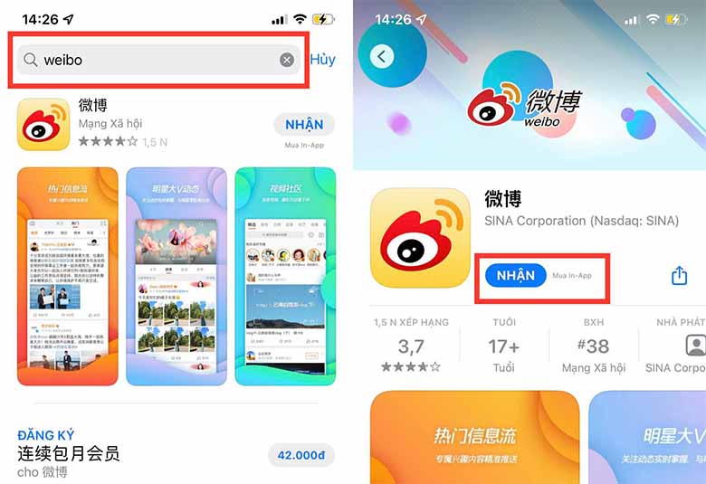 Cách tải Weibo về điện thoại Android, iOS nhanh và dễ nhất
