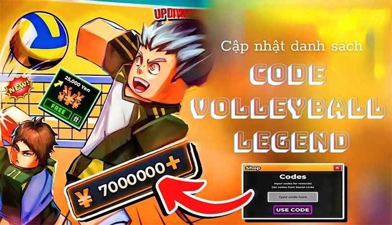 Code Volleyball Legend mới nhất 2026: Tổng hợp code quà miễn phí cực hấp dẫn 