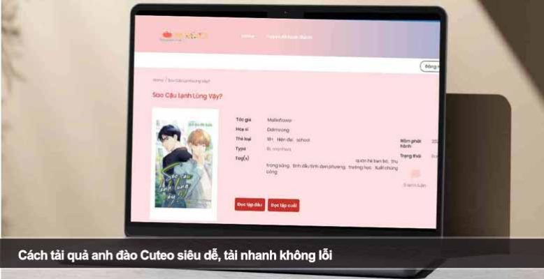 Cách tải quả anh đào Cuteo siêu dễ, tải nhanh không lỗi