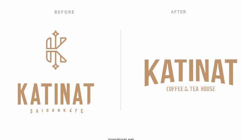 Ý nghĩa logo Katinat: Sự kết hợp hài hòa giữa truyền thống và hiện đại