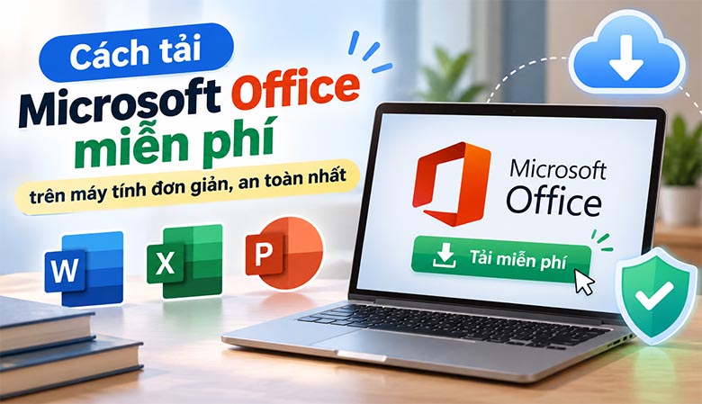 Cách tải Microsoft Office miễn phí trên máy tính đơn giản, an toàn nhất